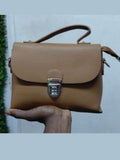 Anni Mini Tan Leather Crossbody Bag