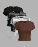 Striped Black